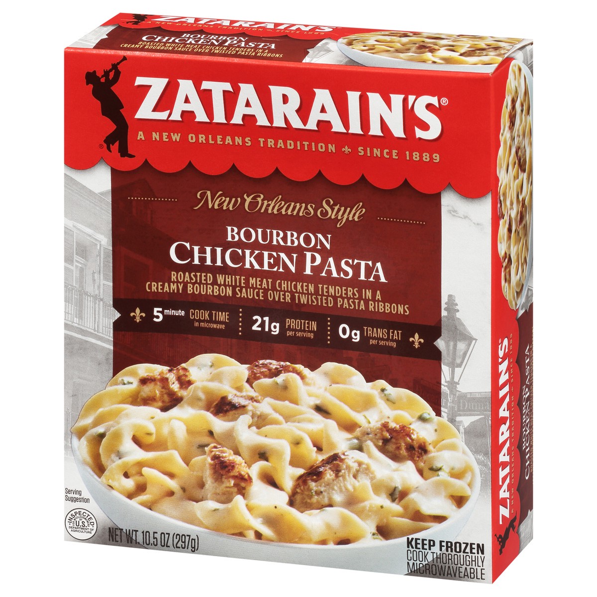slide 9 of 13, Zatarain's Bourbon Chicken Pasta Bowl, 10.5 oz, 10.5 oz