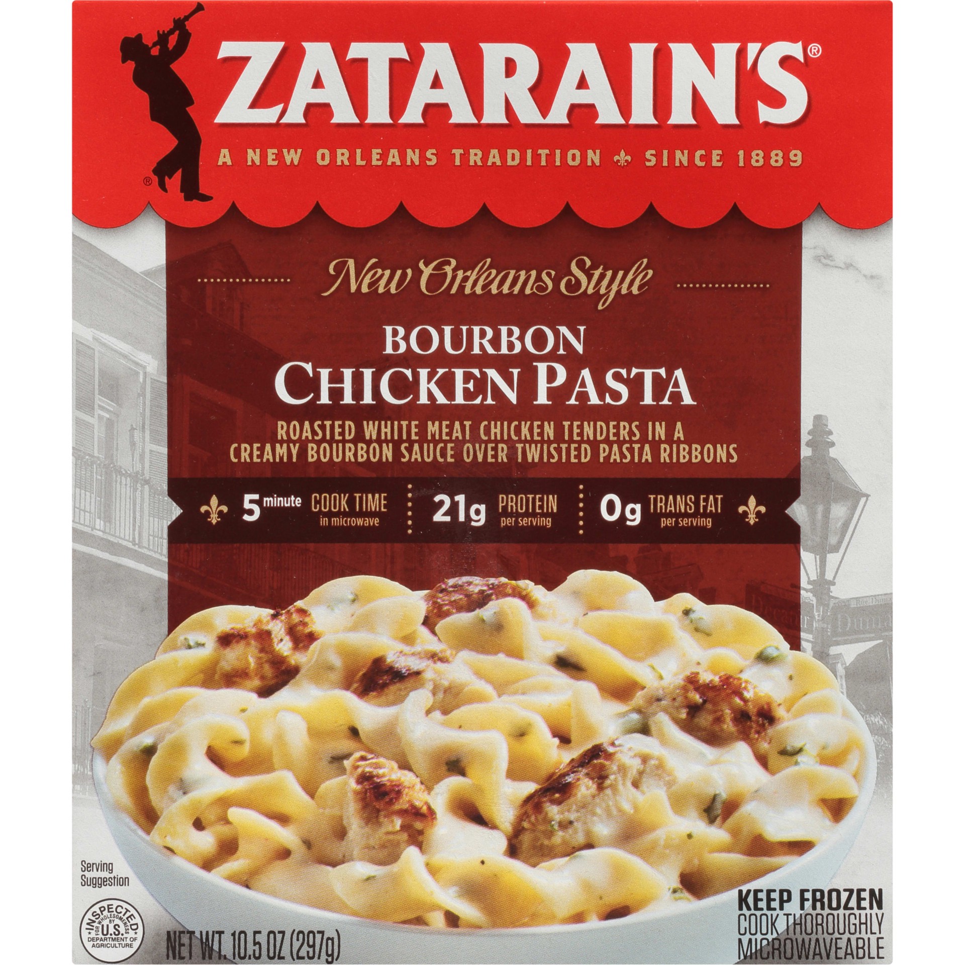 slide 1 of 13, Zatarain's Bourbon Chicken Pasta Bowl, 10.5 oz, 10.5 oz