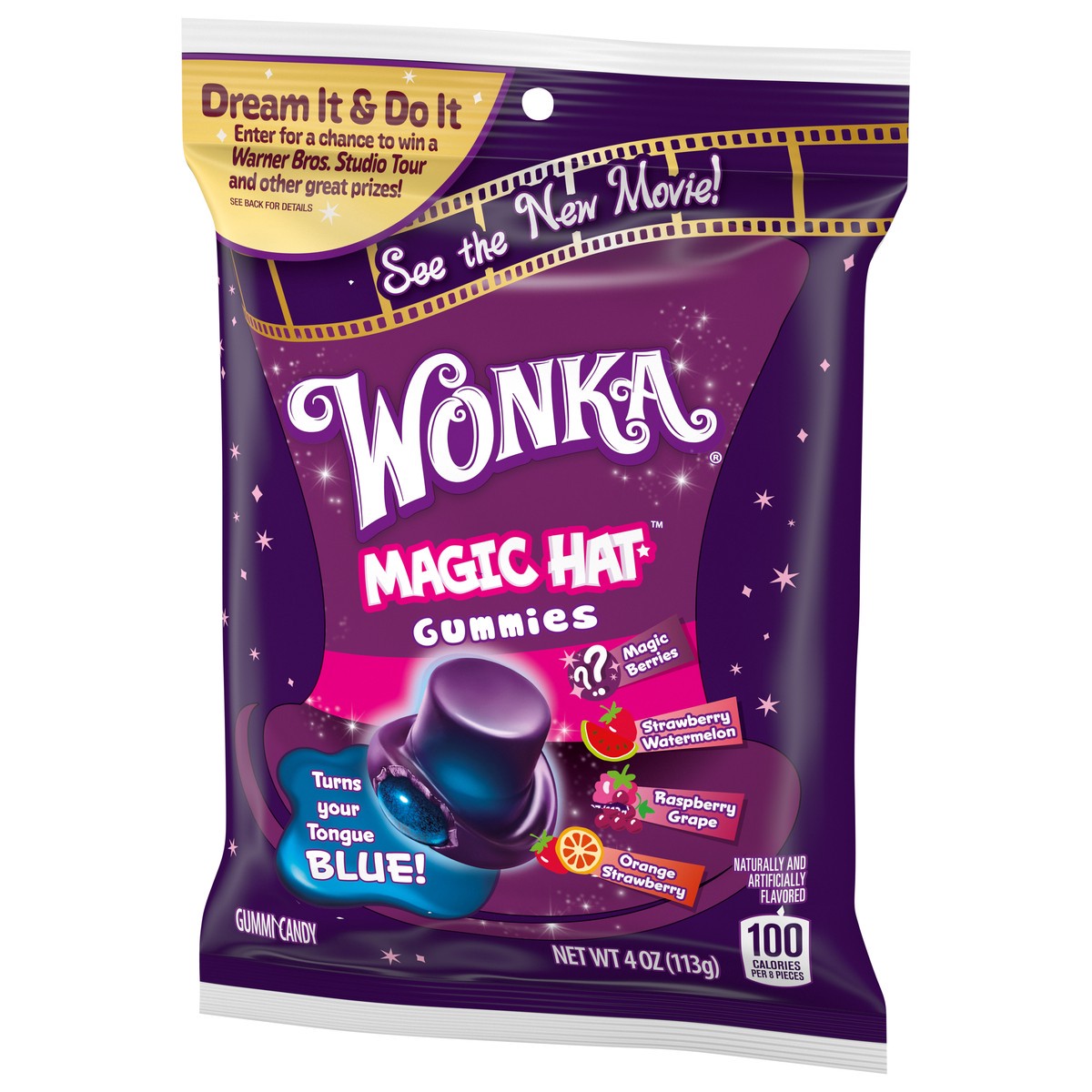 slide 2 of 9, WONKA Magic Hat Gummies - 4 oz, 4 oz