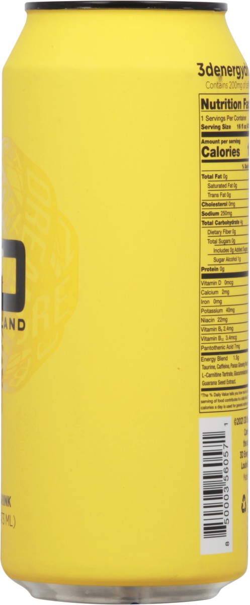 slide 6 of 9, 3D Energy Drink, Alphaland - 16 fl oz, 16 fl oz