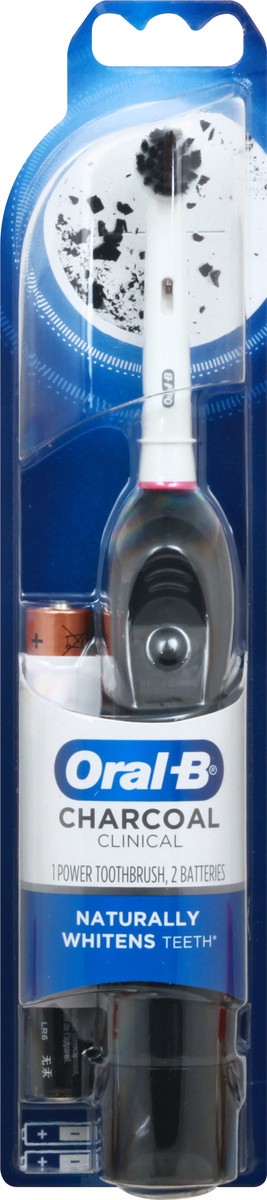 slide 4 of 9, Oral-B Charcoal Clinical Power Toothbrush 1 ea, 1 ct
