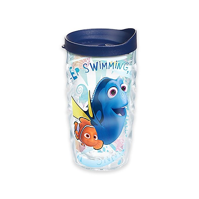 slide 1 of 1, Tervis Finding Dory Keep Swimming Wavy Wrap Tumbler with Lid, 10 oz