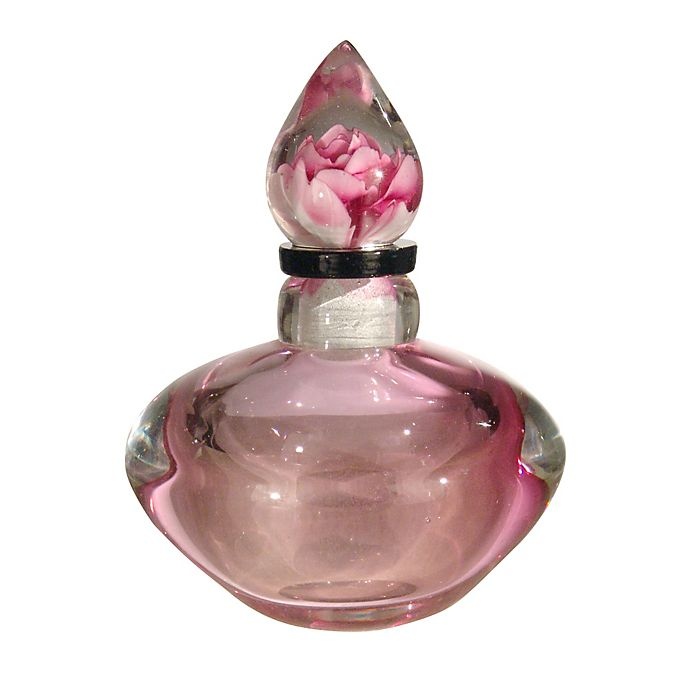 slide 1 of 1, Dale Tiffany Pink Rose Perfume Bottle, 1 ct