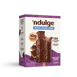Ndulge Yogurt Bar Chocolate Caramel Cookie - 9 oz