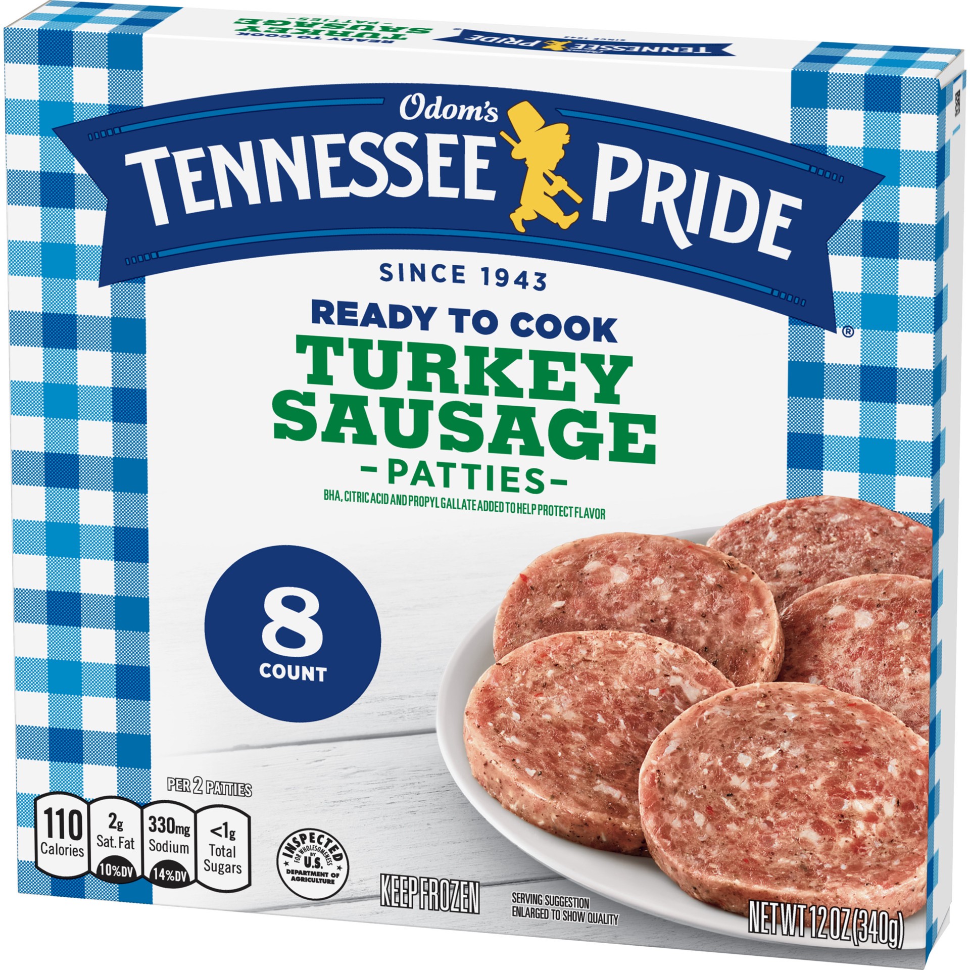 slide 4 of 5, Tennessee Pride Sausage 8 ea, 12 oz