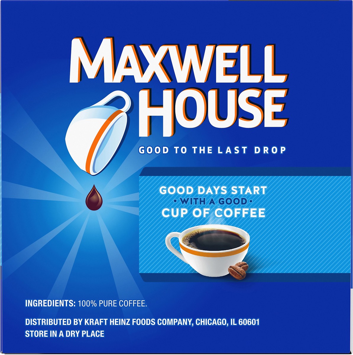 slide 5 of 9, Maxwell House Original Roast Medium Roast K-Cup Coffee Pods, 12 ct. Box, 12 ct