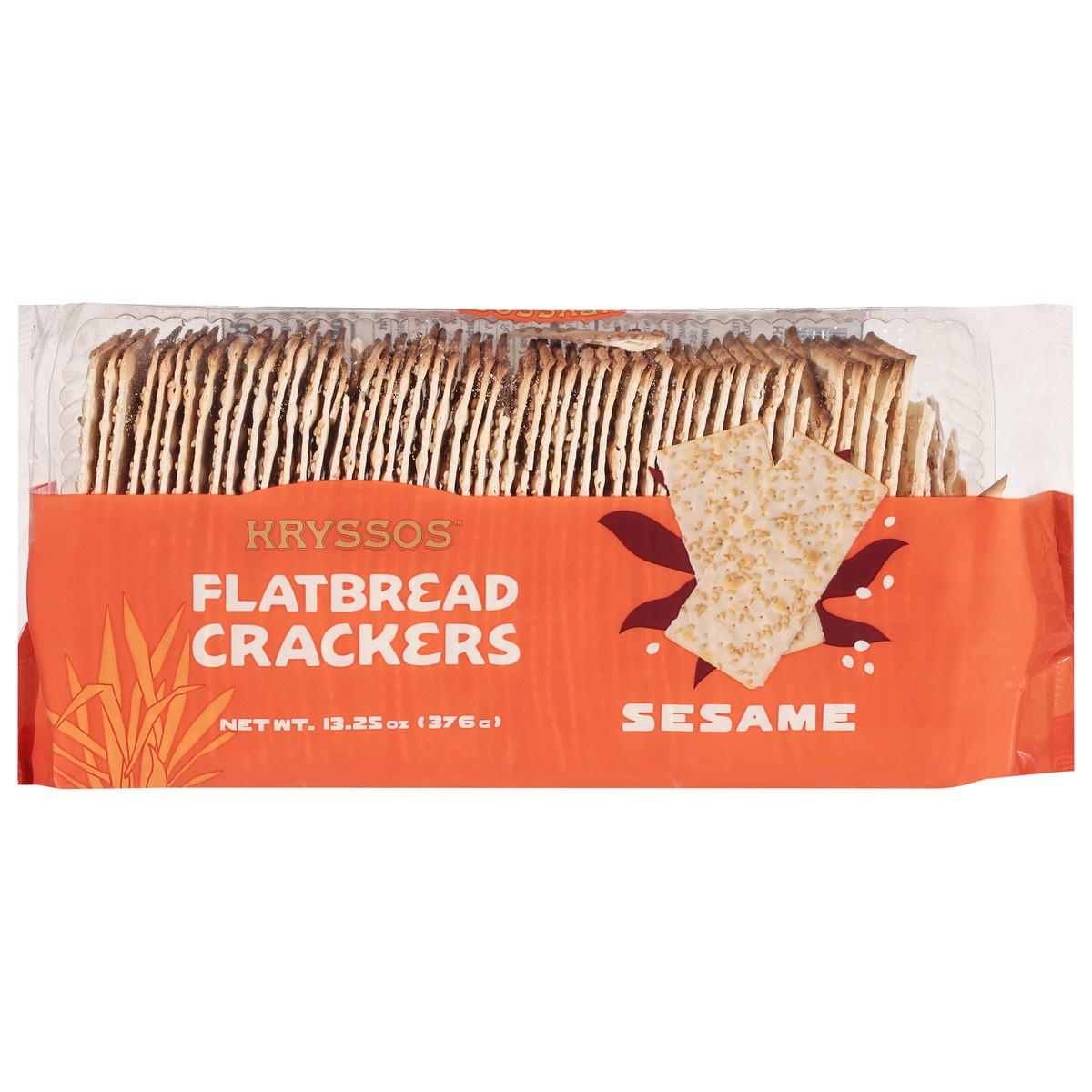 slide 1 of 9, Kryssos Sesame Flatbread Crackers 13.25 oz, 13.25 oz