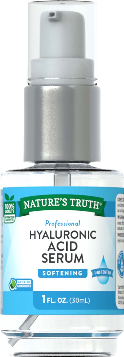 slide 6 of 6, Nature's Truth Professional Strength Hyaluronic Acid Serum 1 oz, 1 fl oz