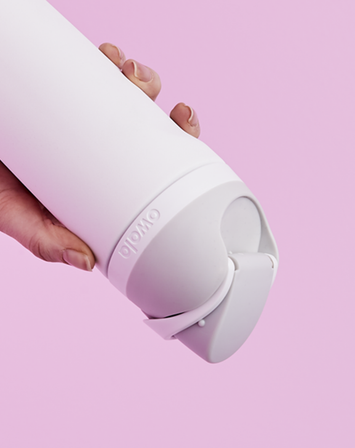 slide 7 of 9, Owala FreeSip Shy Marshmallow, 24 oz