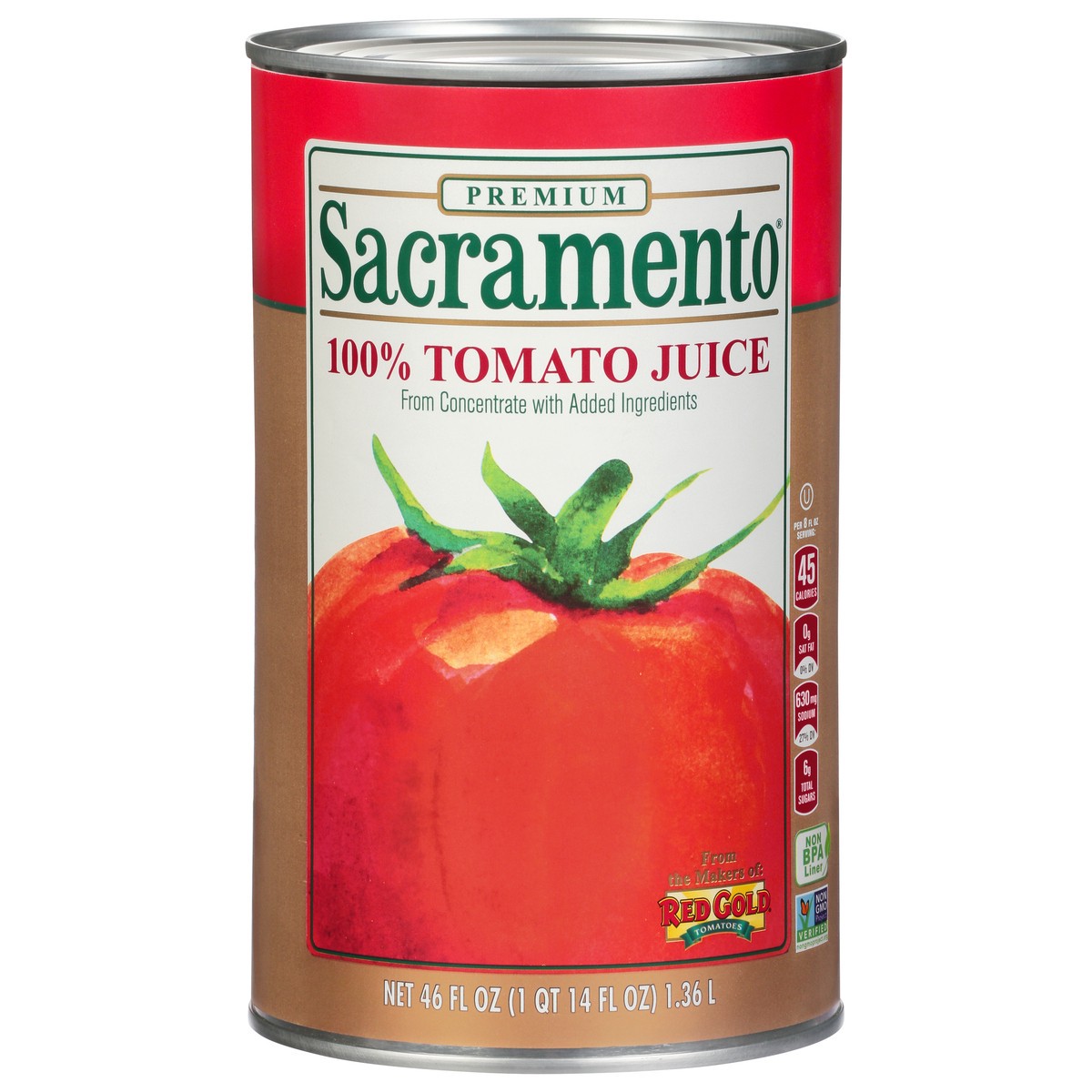 slide 7 of 10, Sacramento 100% Tomato Juice - 46 fl oz, 46 fl oz