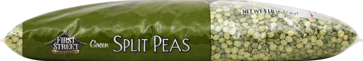 slide 5 of 6, First Street Green Split Peas, 5 lb