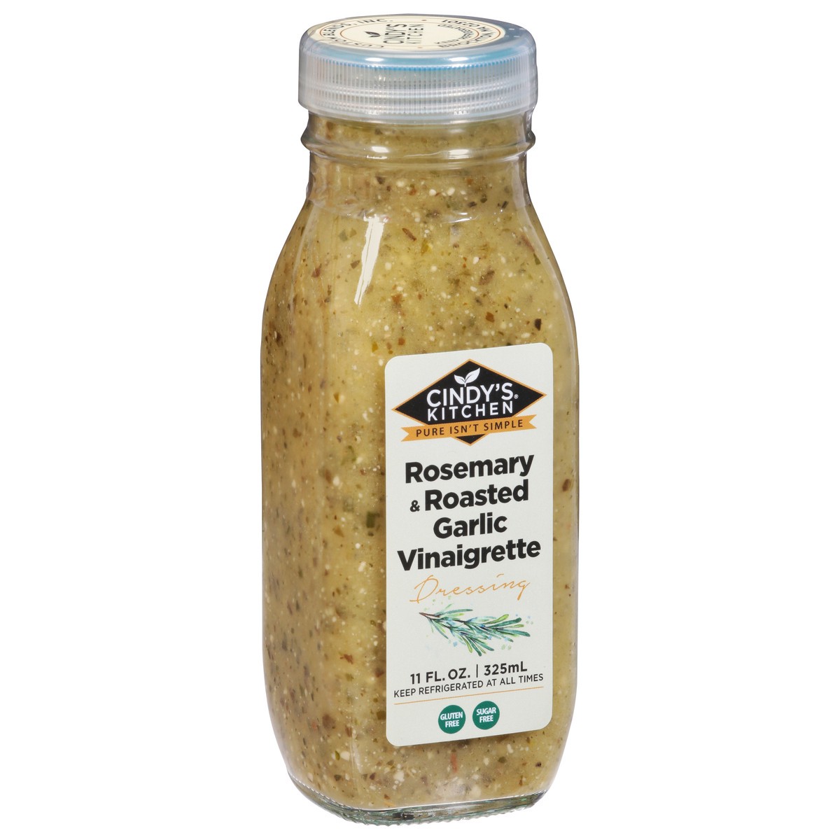 slide 13 of 13, Cindy's Kitchen Rosemary & Roasted Garlic Vinaigrette Dressing 11 fl oz, 11 fl oz
