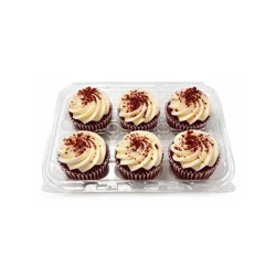 Red Velvet Cupcakes, 6 Count