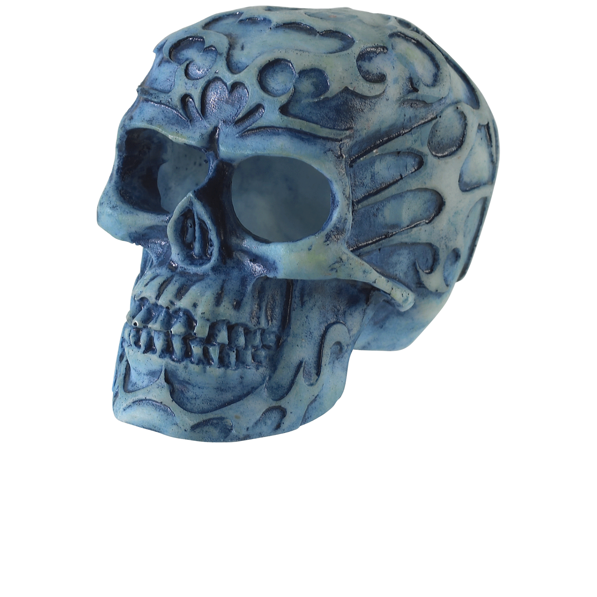 slide 1 of 1, Penn-Plax Penn Plax"Dead Head" Resin Aquarium Skull, 1 ct