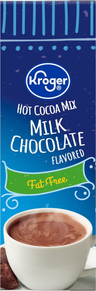 slide 5 of 6, Kroger Fat Free Milk Chocolate Hot Cocoa Mix, 8 ct / 7.9 oz