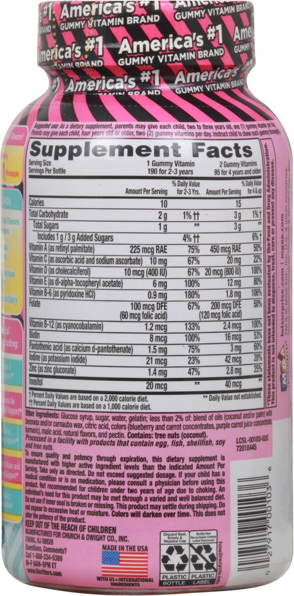 slide 5 of 12, L'il Critters Gummy Multivitamin 190 ea, 190 ct