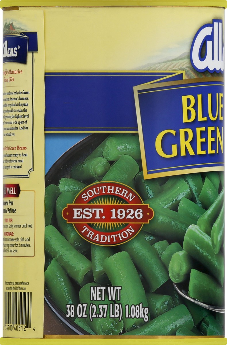 slide 2 of 9, Allens Blue Lake Green Beans 38 oz, 38 oz