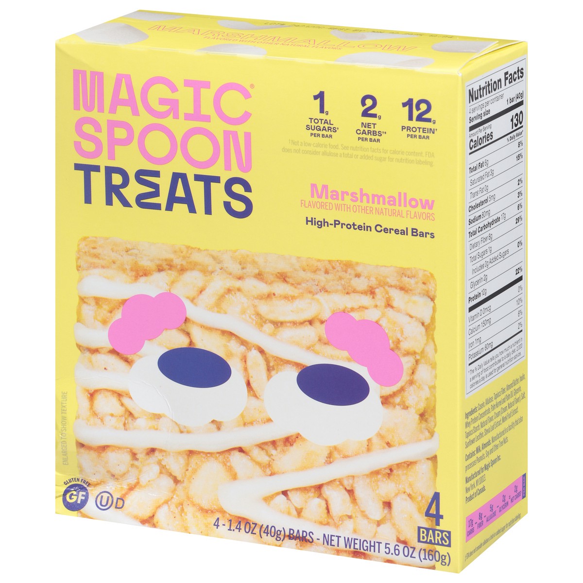 slide 3 of 12, Magic Spoon High-Protein Marshmallow Cereal Bars Bars - 4 ct, 4 ct