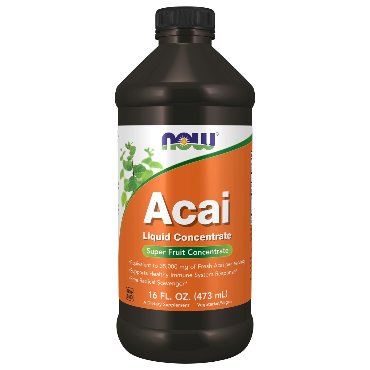 slide 1 of 4, NOW Acai Liquid - 16 fl. oz., 16 fl oz