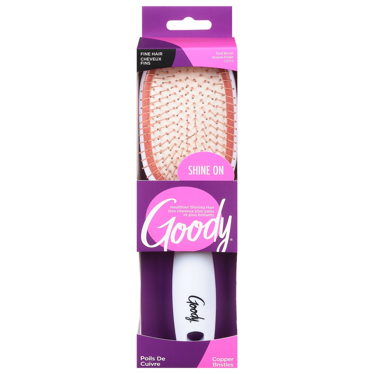 slide 1 of 1, Goody Clean Radiance Oval Cushion Brush, 1 ct