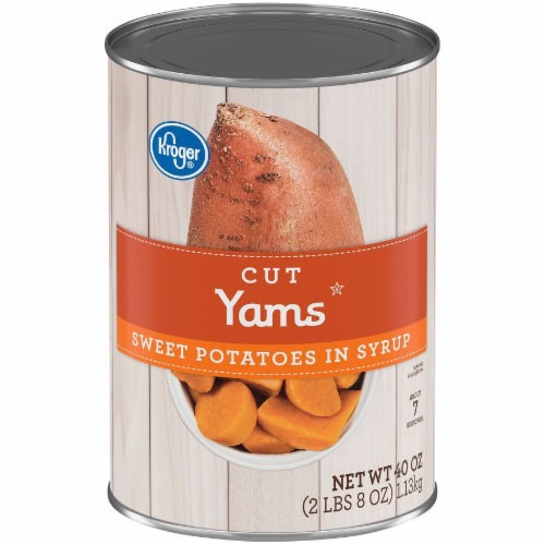 slide 2 of 3, Kroger Cut Yams Sweet Potatoes In Syrup, 40 oz