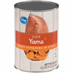 Kroger Cut Yams Sweet Potatoes In Syrup
