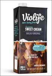 Violife Supreme Sweet Cream Original Coffee Creamer, Dairy-Free, 1L (33.8oz)