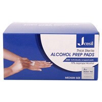 slide 20 of 21, Jensil Alcohol Prep Pads 200 Ct Box, 200 ct