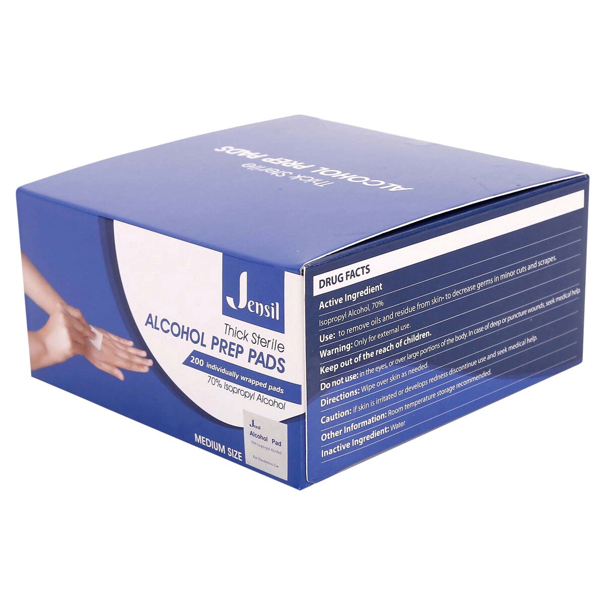 slide 5 of 21, Jensil Alcohol Prep Pads 200 Ct Box, 200 ct