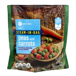 SE Grocers Steam-In-Bag Peas and Carrots