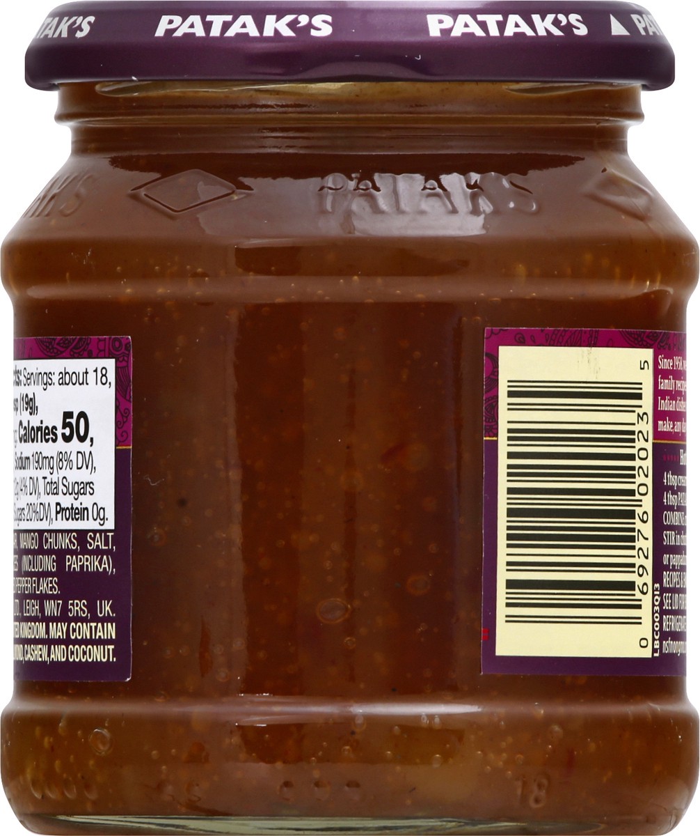 slide 4 of 9, Patak's Hot Mango Chutney, 12 oz