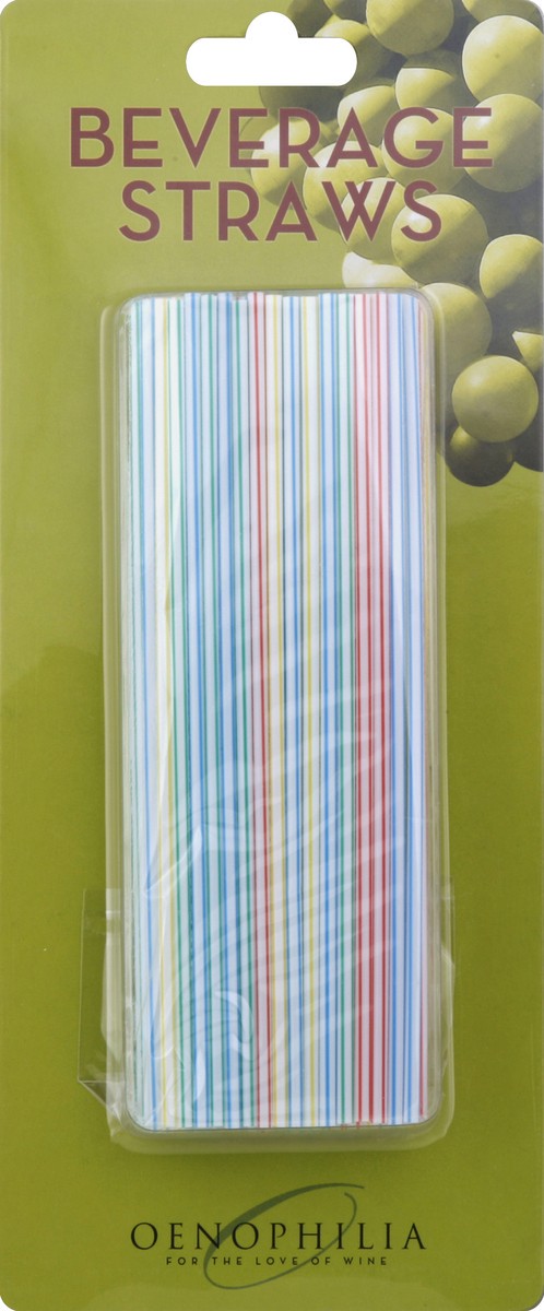 slide 2 of 2, Oenophilia Beverage Straws 100 ea, 1 ct