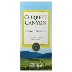 Corbett Canyon Pinot Grigio White Wine 3L