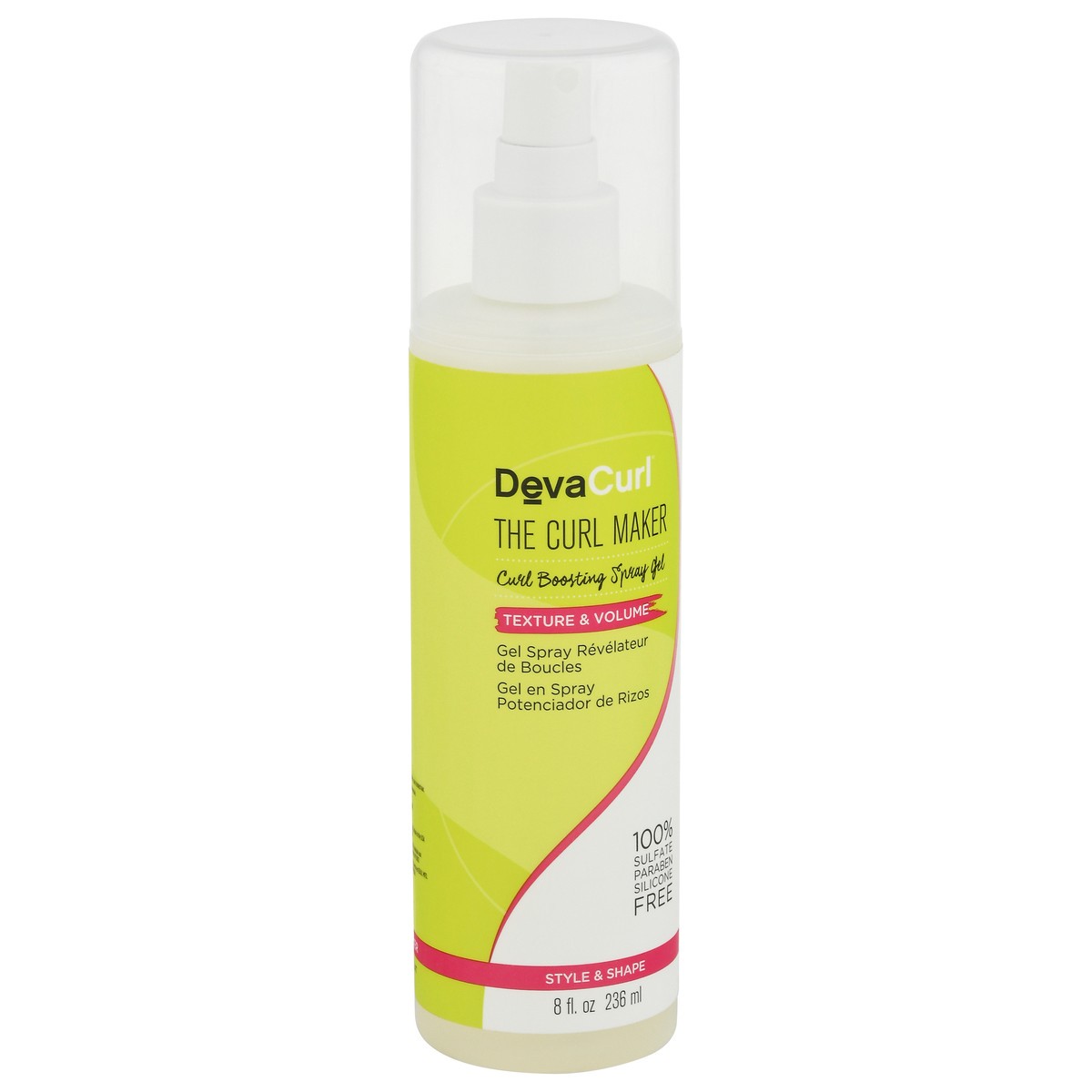 slide 2 of 10, DevaCurl The Curl Maker Texture & Volume Spray Gel 8 fl oz, 8 fl oz