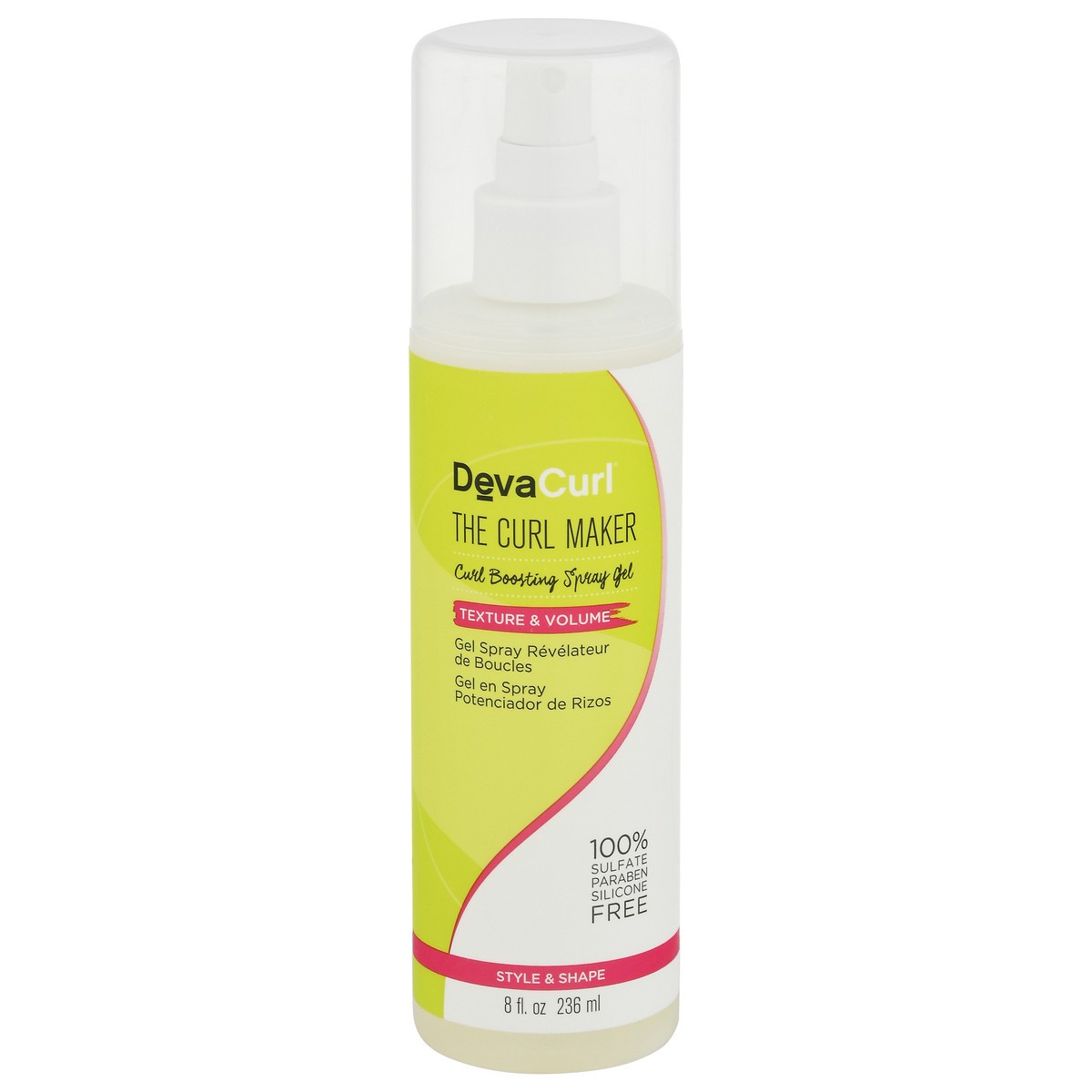 slide 1 of 10, DevaCurl The Curl Maker Texture & Volume Spray Gel 8 fl oz, 8 fl oz