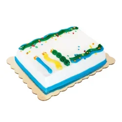 Baker Maid Buttercream White Candles & Confetti Cake