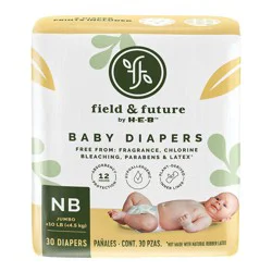 Field & Future by H-E-B Jumbo Pack Baby Diapers - Newborn
