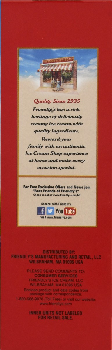 slide 3 of 14, Friendly's Chocolate Vanilla Ice Cream Bars, 6 ct; 2.75 fl oz