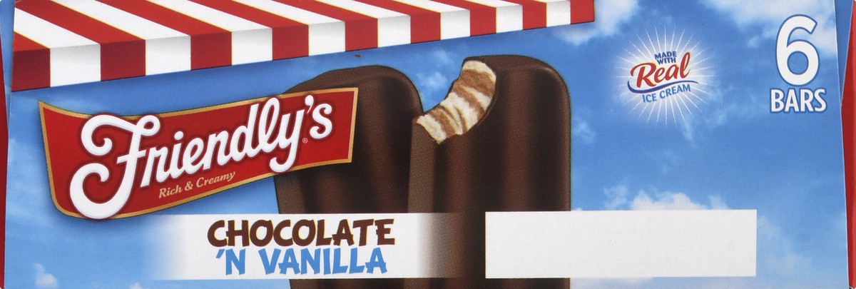 slide 7 of 14, Friendly's Chocolate Vanilla Ice Cream Bars, 6 ct; 2.75 fl oz