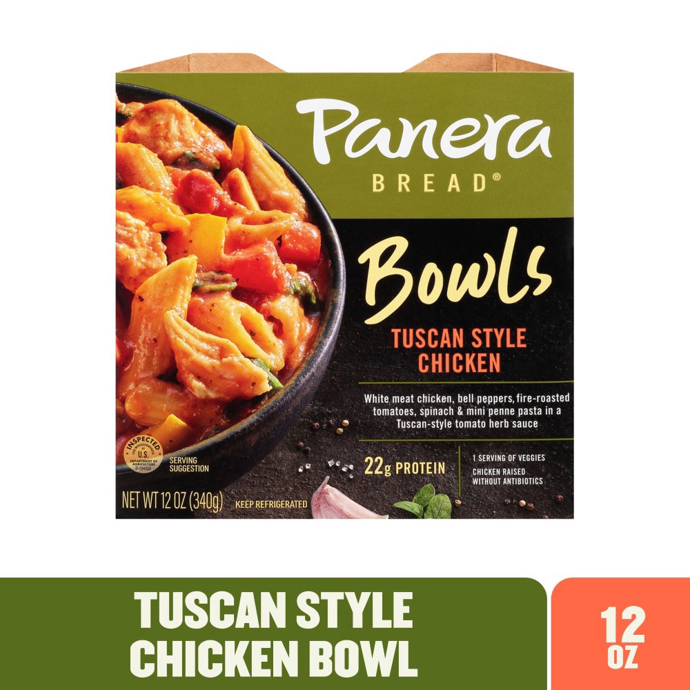 slide 1 of 6, Panera Bread Tuscan Style Chicken Bowls 12 oz, 12 oz