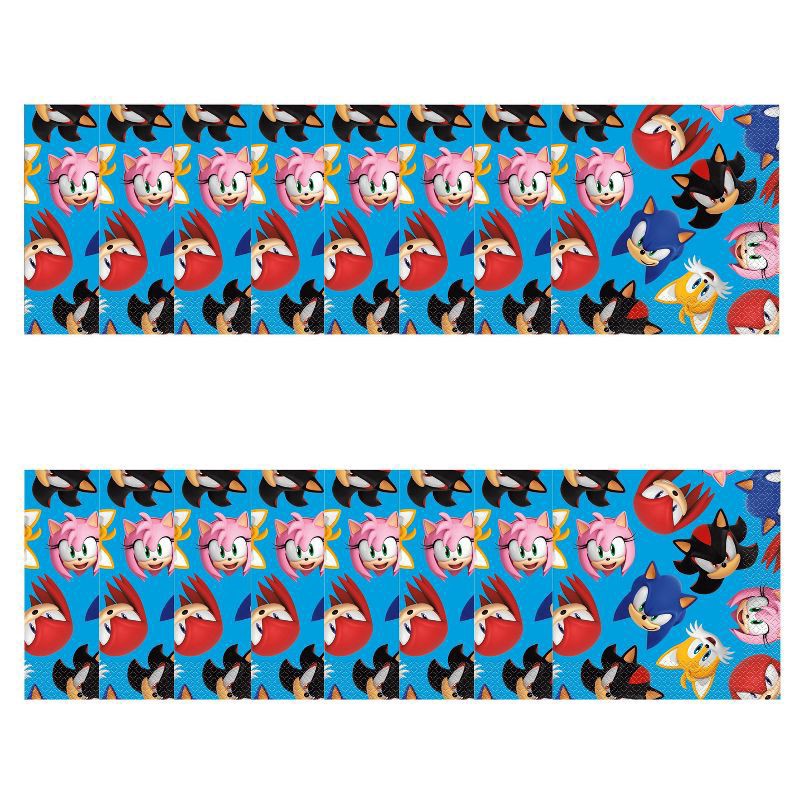 slide 2 of 2, Sonic the Hedgehog 16ct Lunch Paper Napkins, 16 ct