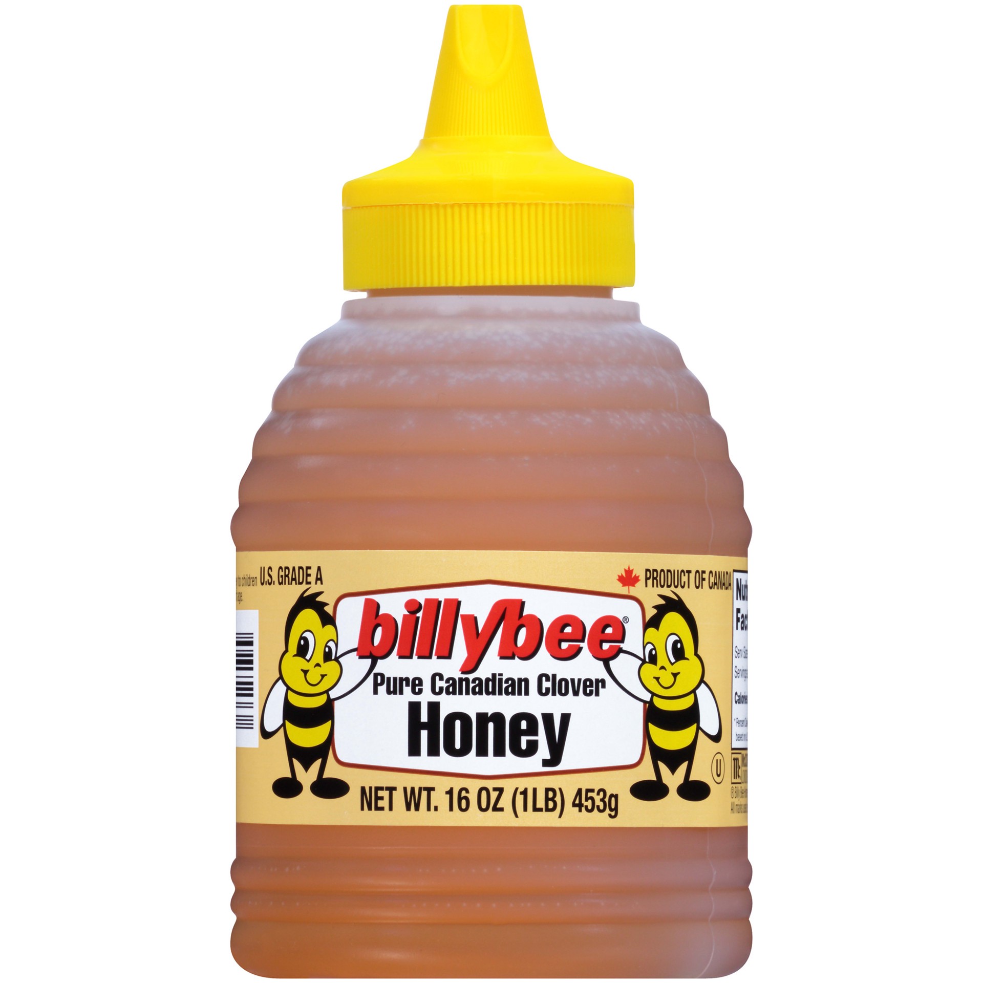 slide 1 of 7, Billy Bee Pure Canadian Clover Honey, 16 oz, 16 oz