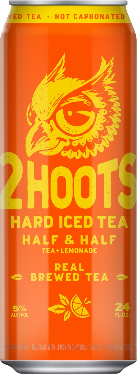 slide 8 of 10, 2 Hoots Hard Iced Tea 2Hoots Hard Iced Tea Half, 24 oz