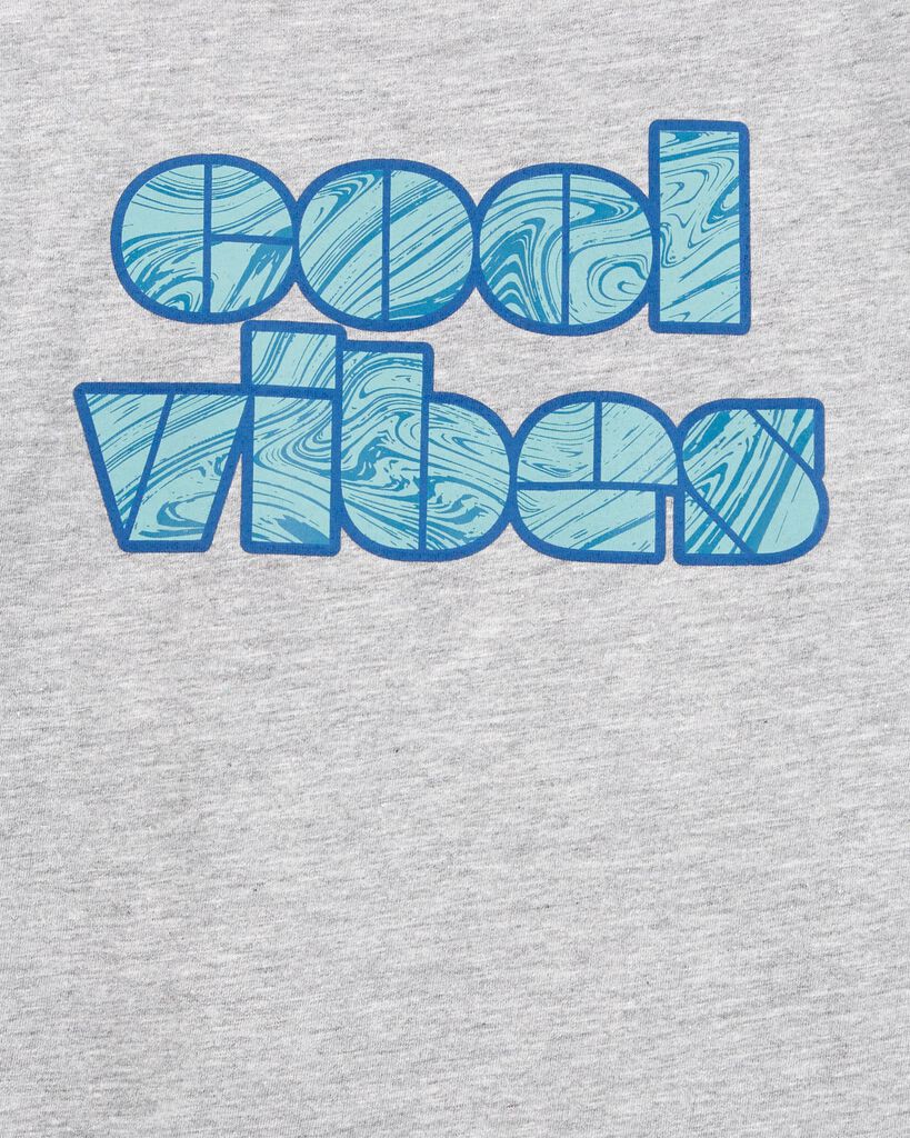 slide 2 of 2, Carter's Kid Cool Vibes Long-Sleeve Tee - Grey Grey M, 1 ct