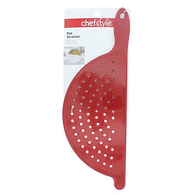 slide 1 of 1, chefstyle Pot Strainer, 1 ct