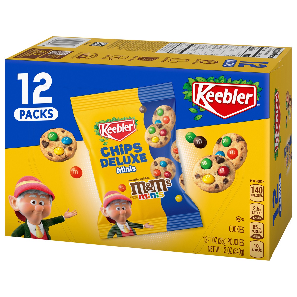 slide 6 of 15, Keebler 12 Pack Minis Cookies 12 - 1 oz Pouches, 12 ct