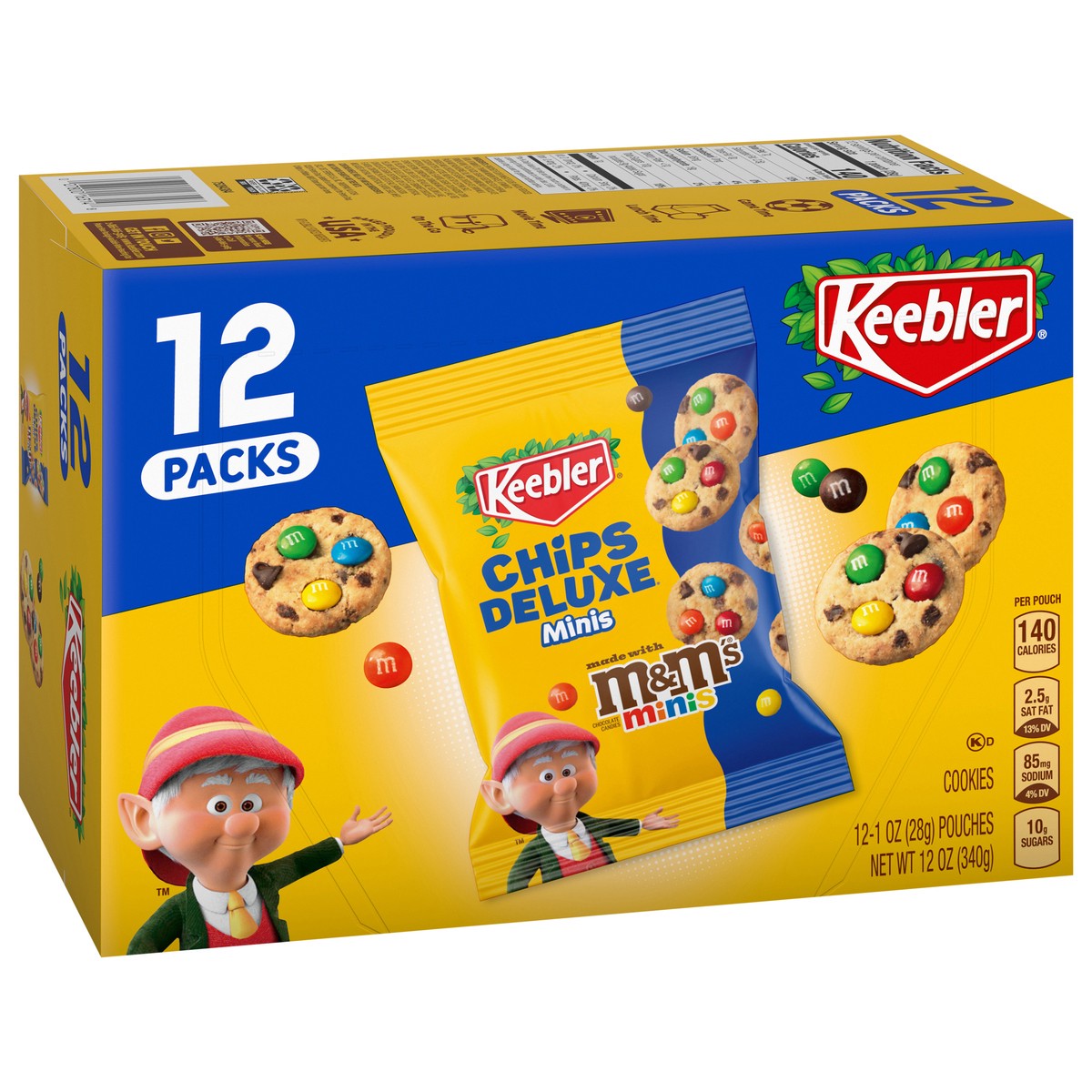 slide 10 of 15, Keebler 12 Pack Minis Cookies 12 - 1 oz Pouches, 12 ct