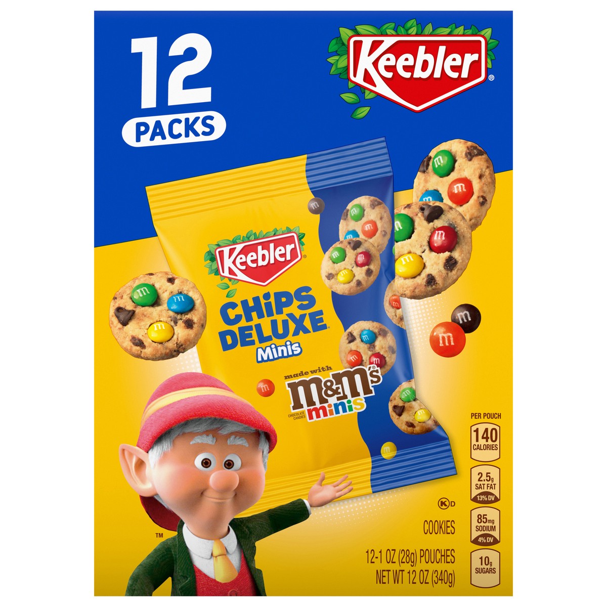 slide 1 of 15, Keebler 12 Pack Minis Cookies 12 - 1 oz Pouches, 12 ct