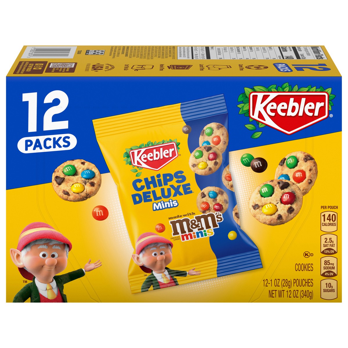 slide 14 of 15, Keebler 12 Pack Minis Cookies 12 - 1 oz Pouches, 12 ct