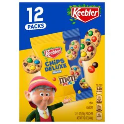 Keebler 12 Pack Minis Cookies 12 - 1 oz Pouches